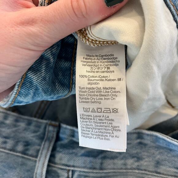 Madewell Relaxed Denim Shorts in‎ Renfield Wash Size 31 - Picture 5 of 8